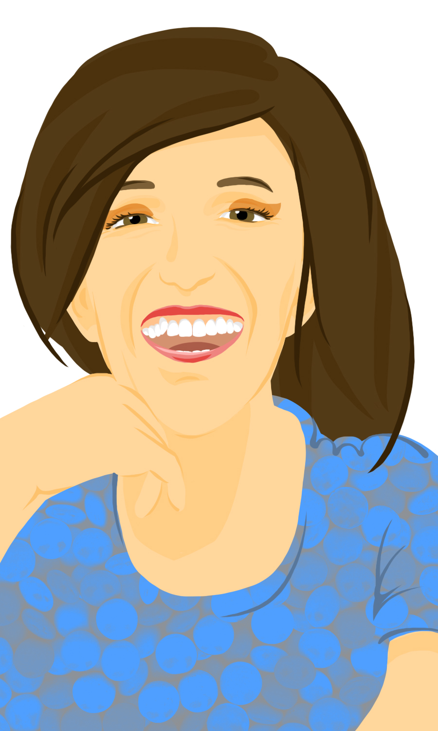A confident smile help to solve job search