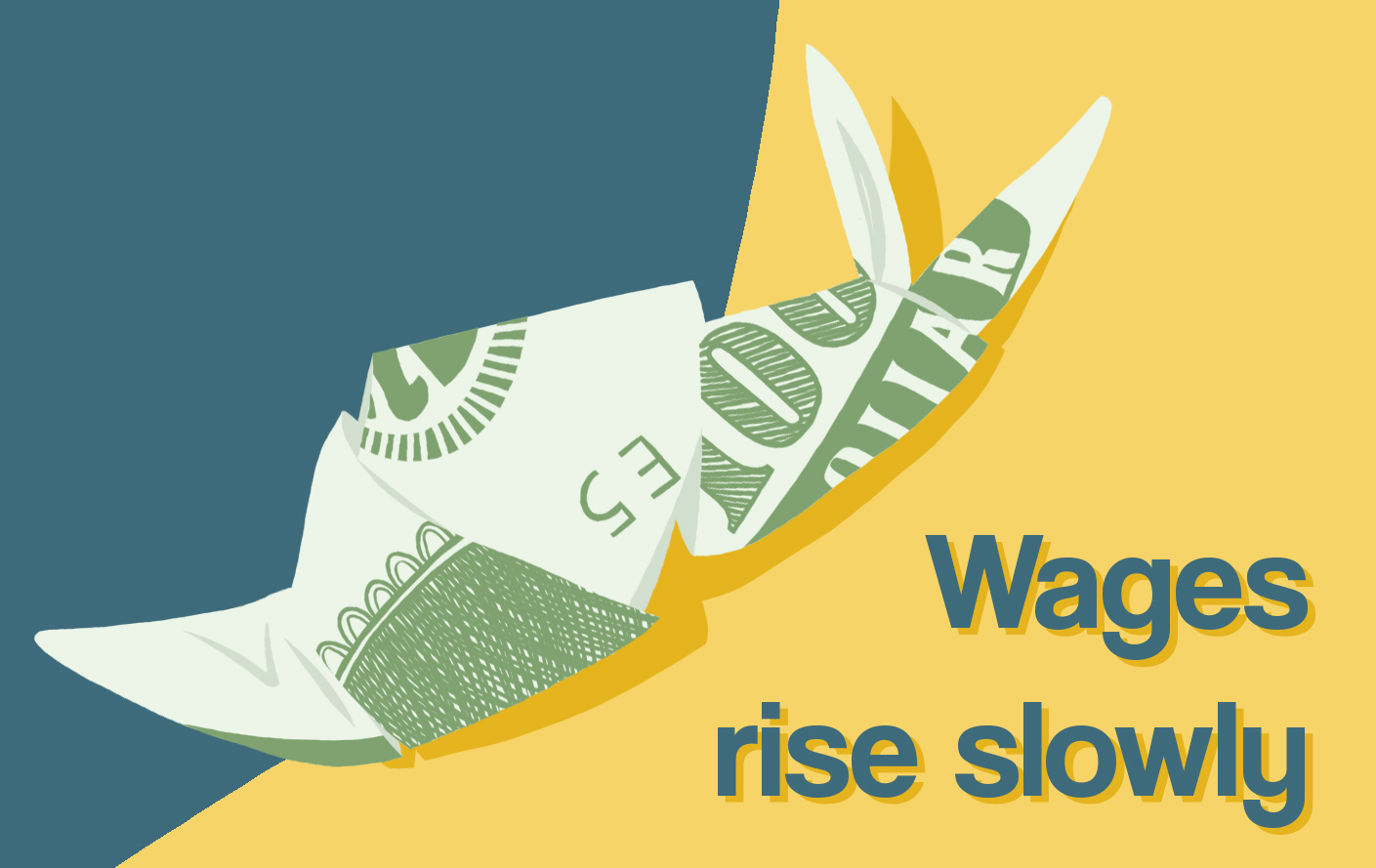 Wages bounce back but with modest gains