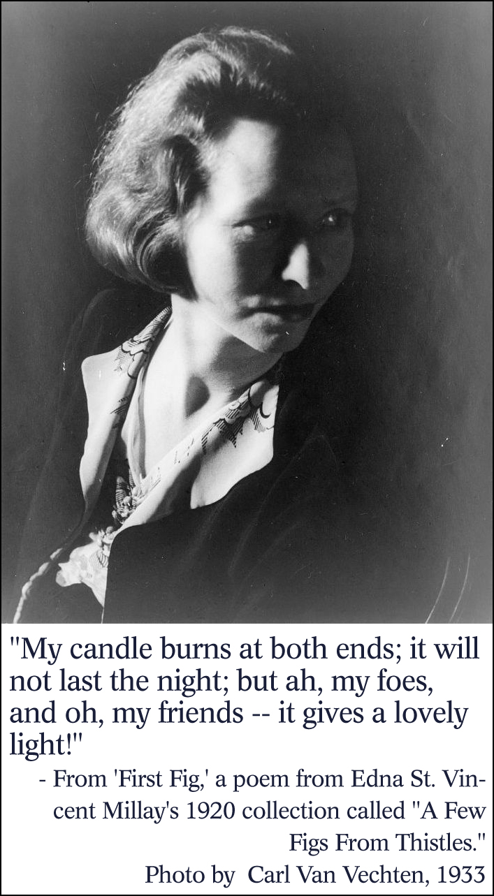Born Feb. 22, 1892; The American poet who snubbed convention