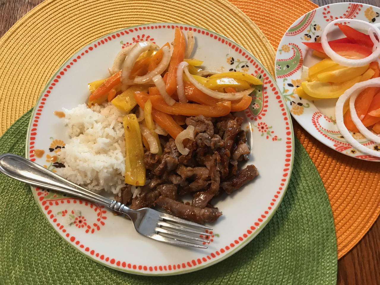 Secret Sauce: Sriracha spices up steak and peppers