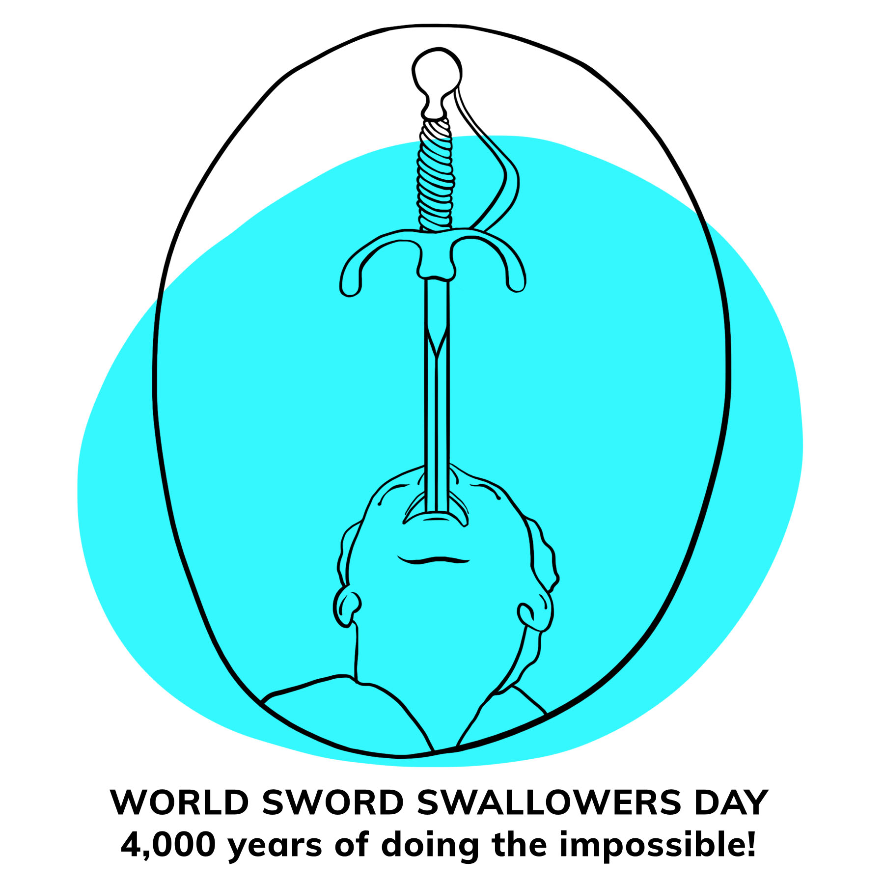 Feb. 23 is World Sword Swallowers Day -Don't try this at home!