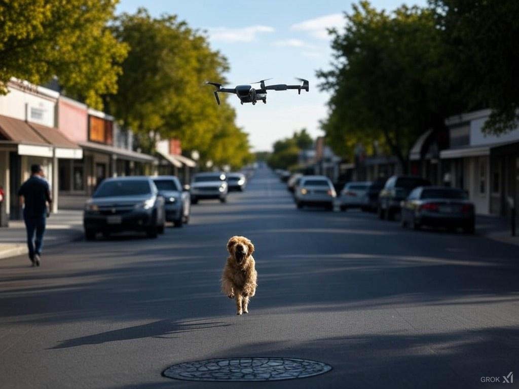 Drones search and find lost pets