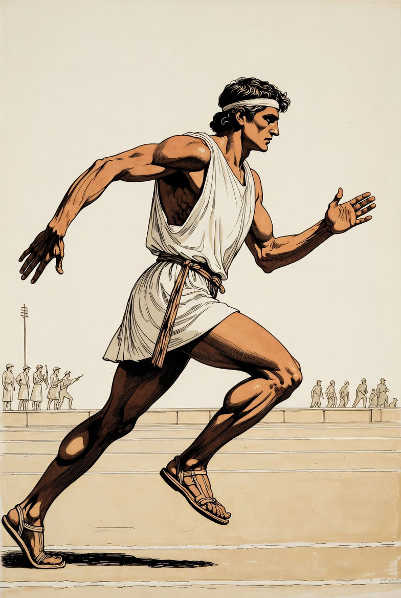 First Olympics had one event