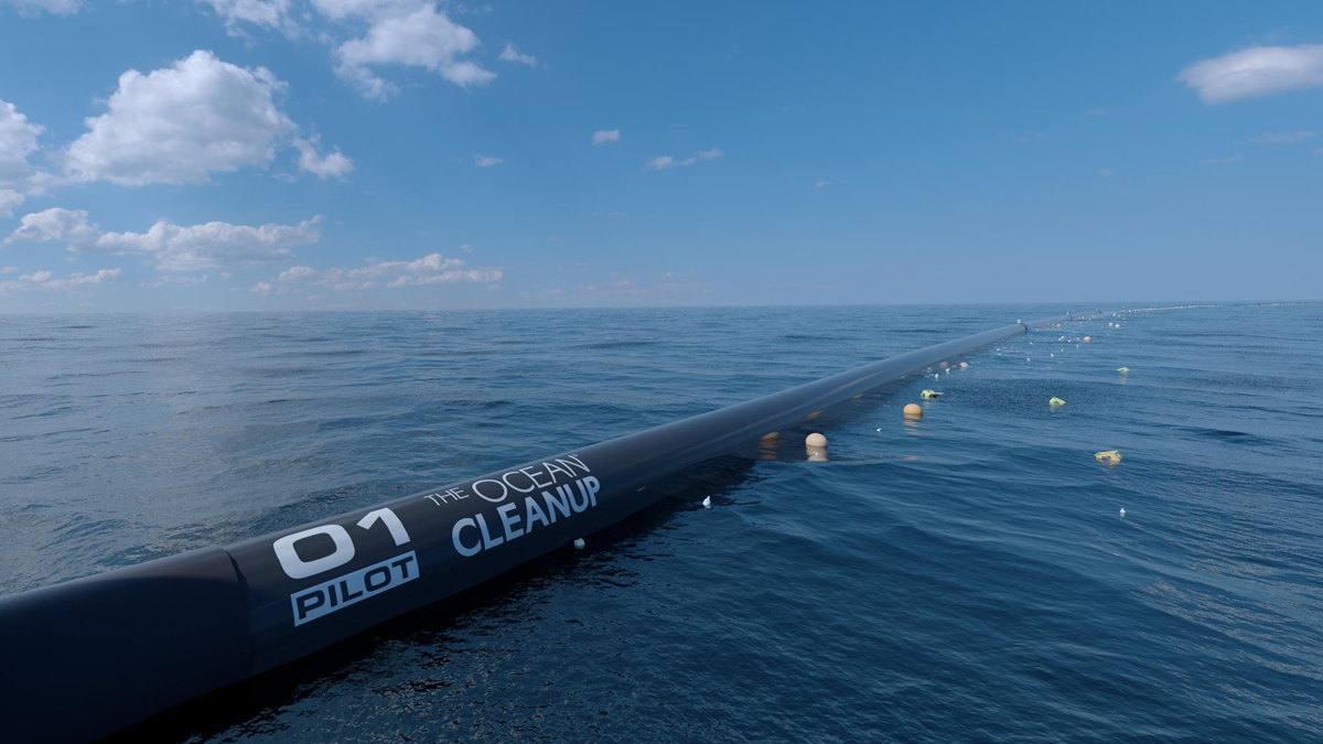 Earth Day 2018: Ocean sweeper set to corral plastic debris