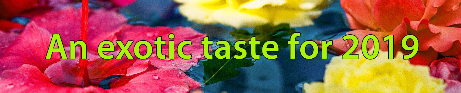 Flavor of the Year is a flowery treat