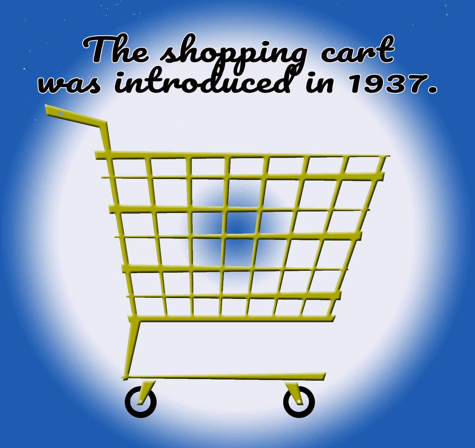 Why grocery carts have wonky wheels