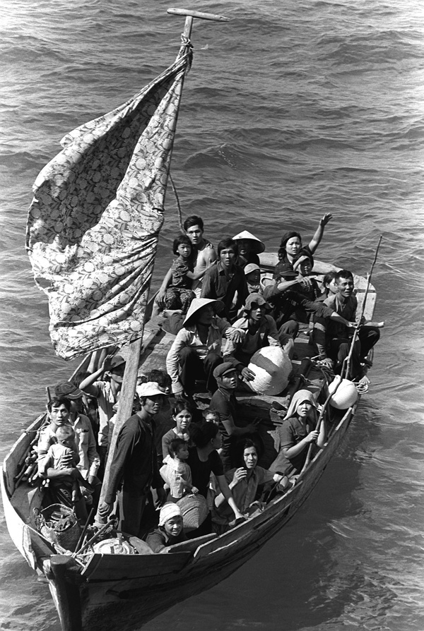 Caption: After the fall of Saigon and well into the 1980s, people escaped the communist regime any w