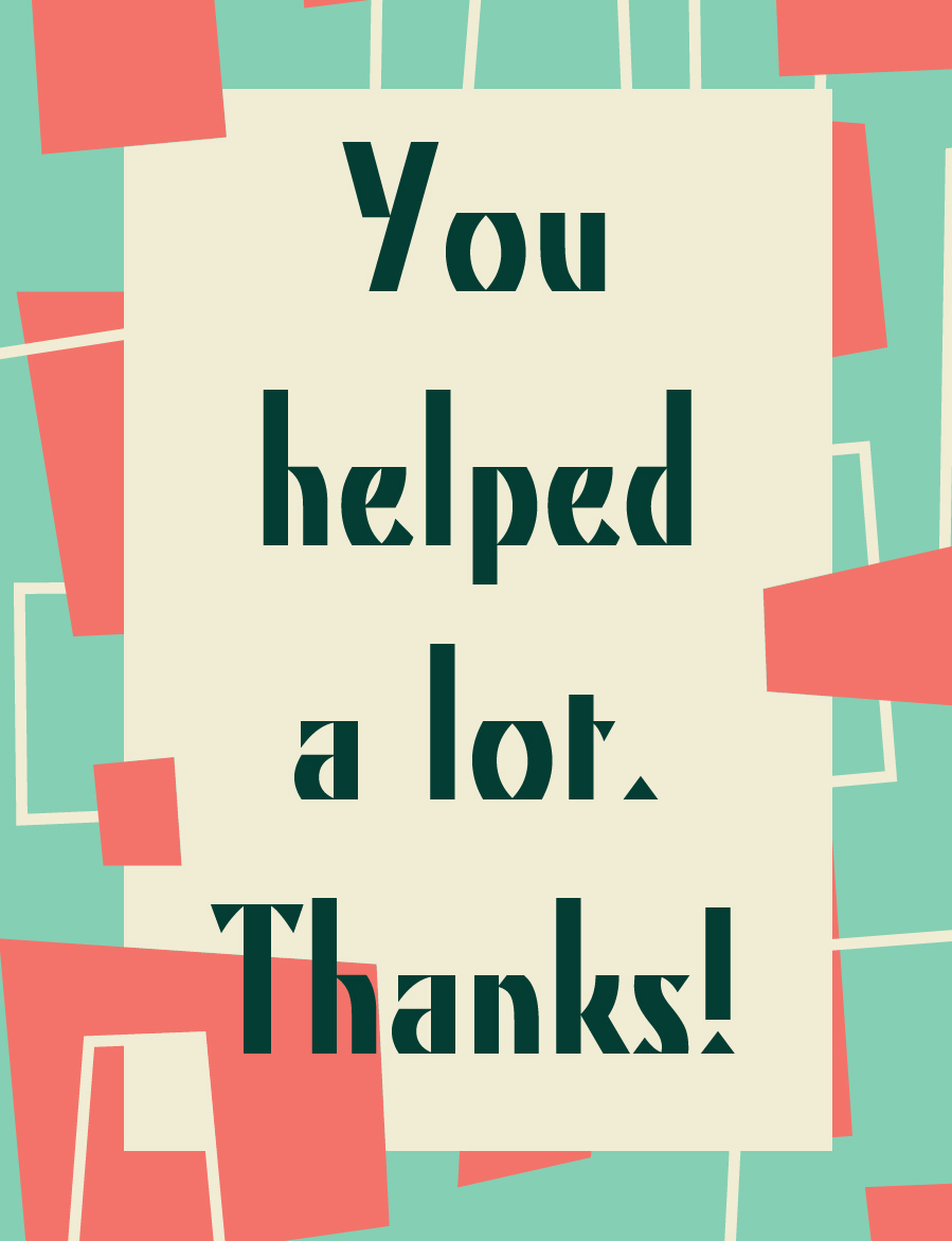 Show appreciation to all who perform well