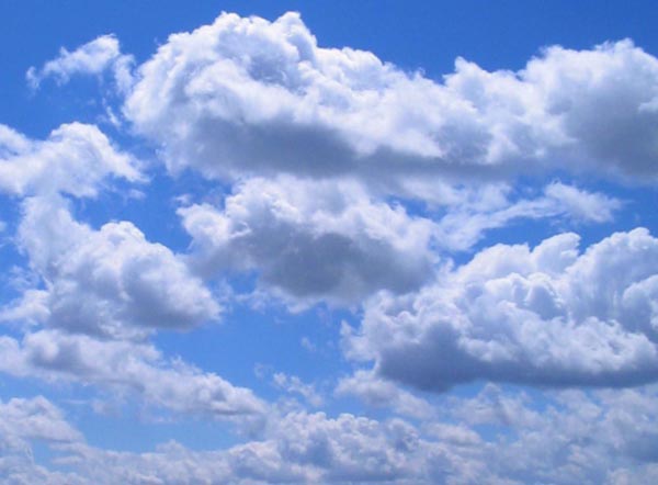 Puffy clouds: Looks are deceiving