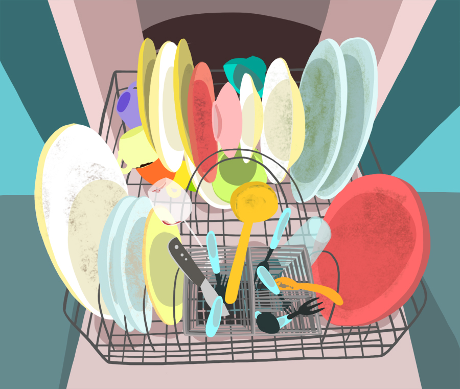 The great dishwasher/silverware debate