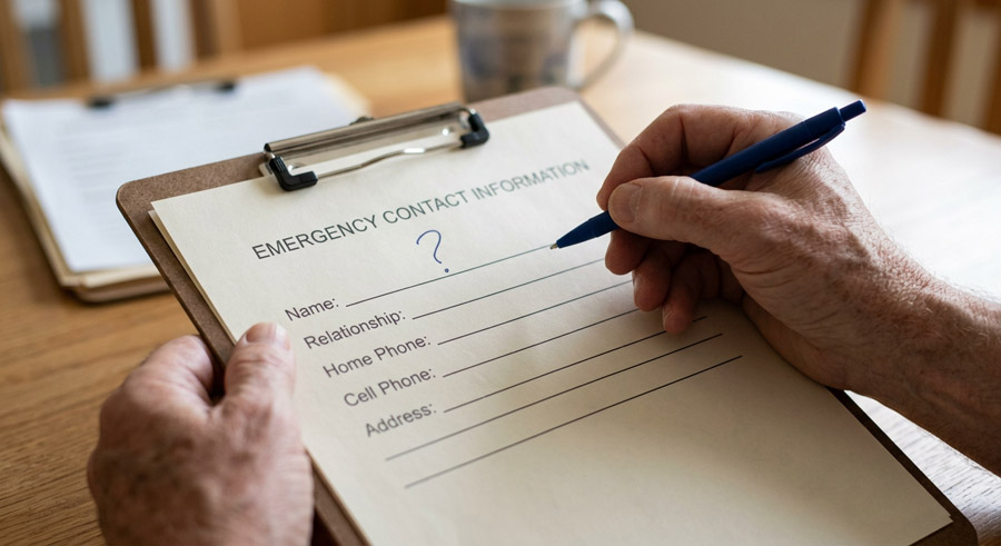 Who do you call? The emergency contact question nobody talks about