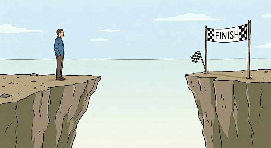 The follow-through gap