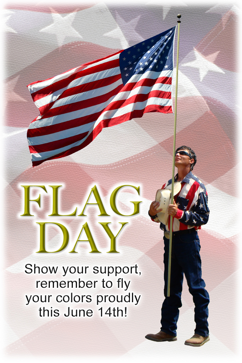 Why is June 14 designated National Flag Day?