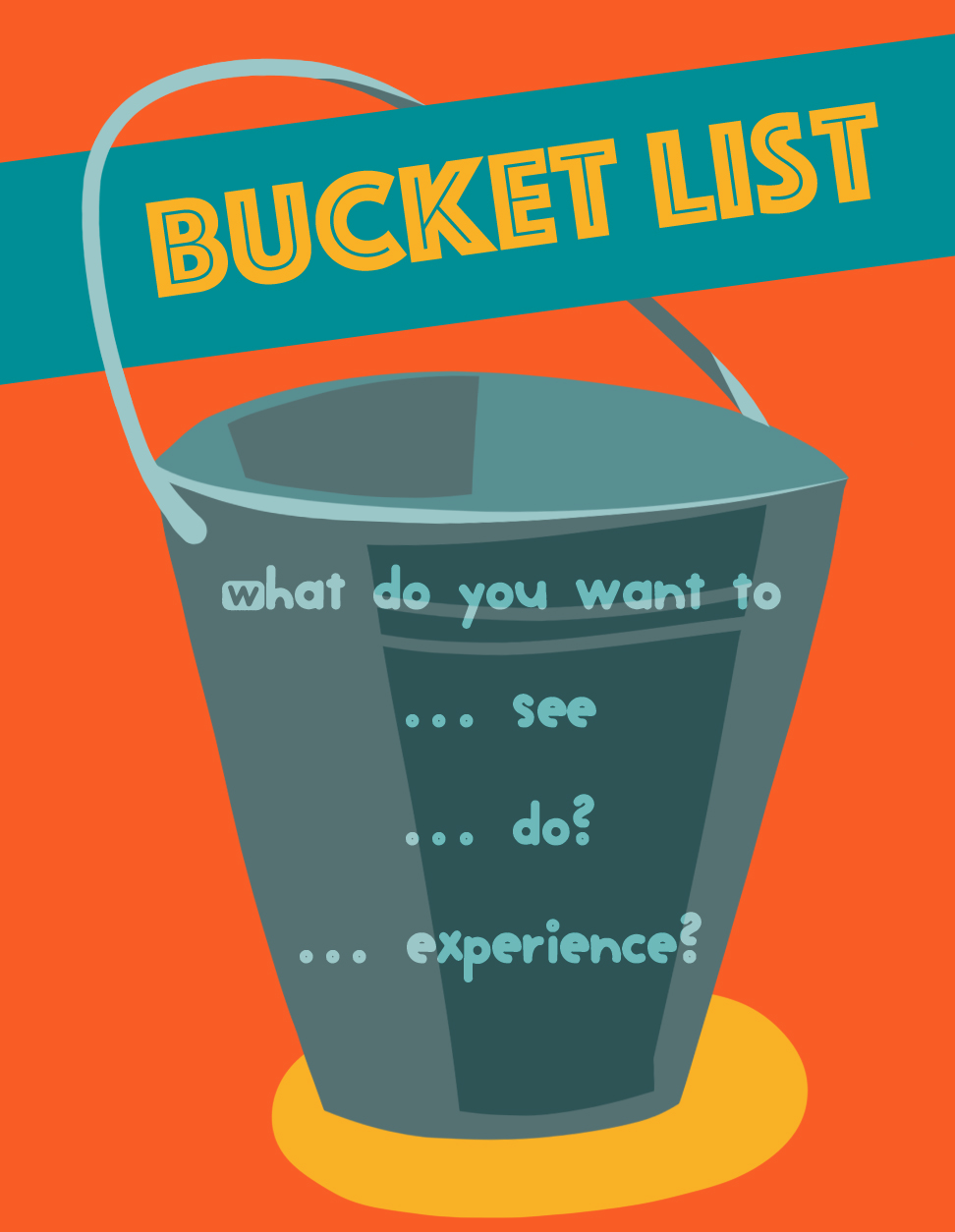 Deciding what the most important things on your bucket list are ... or should be