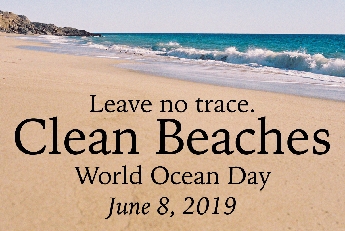 Leave no trace on the beach