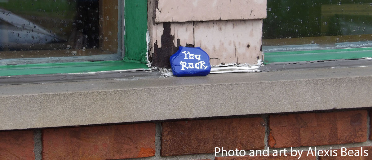 Rock on! Find the love with painted rocks