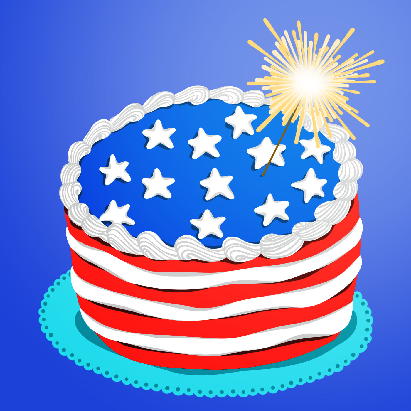 The surprisingly messy history of flag cake