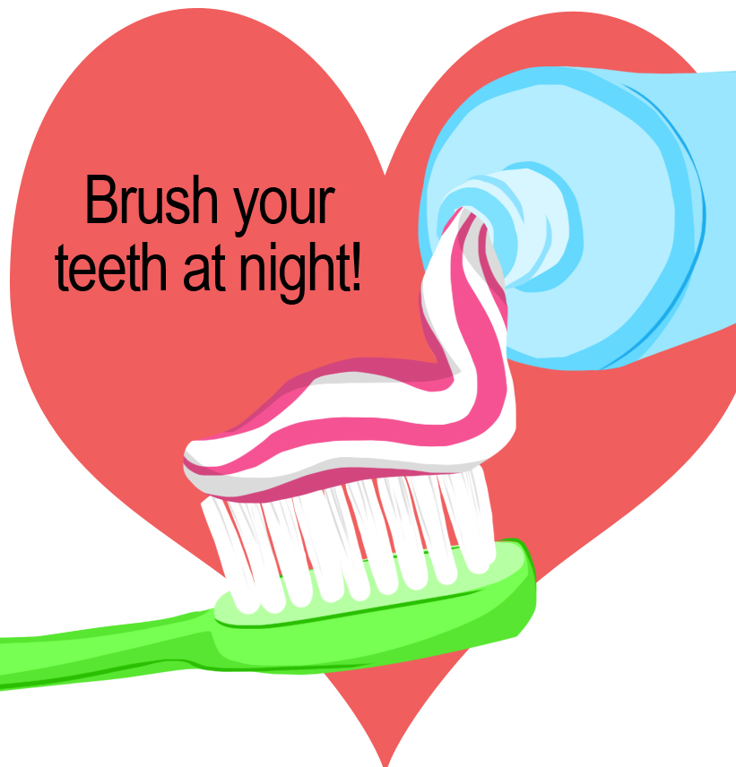Brush your teeth at night to reduce cardiovascular risks