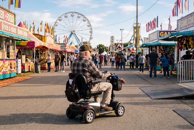 Don’t skip the state fair because of your knees