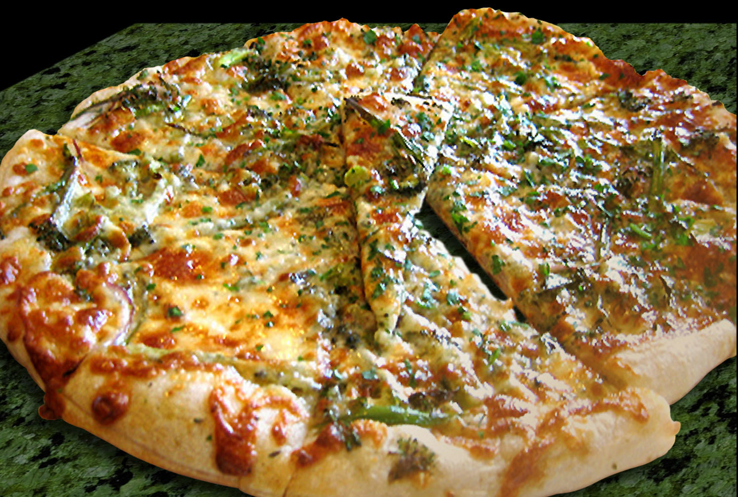 From squid to lichen, you can find it all on a pizza