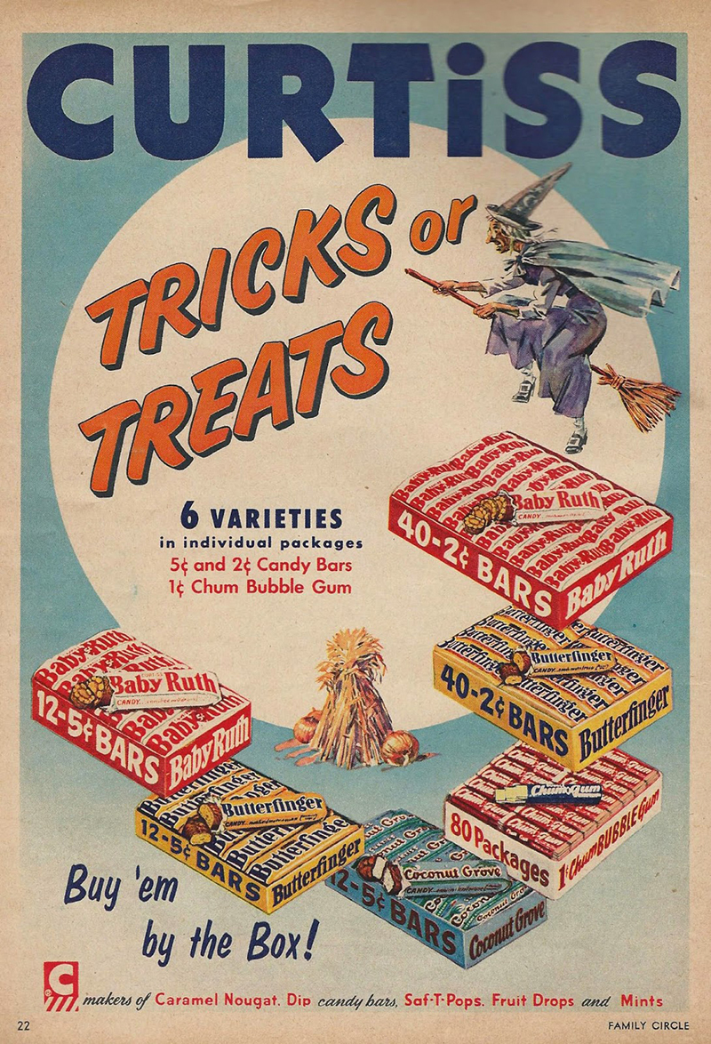 Some Halloween candy spans generations