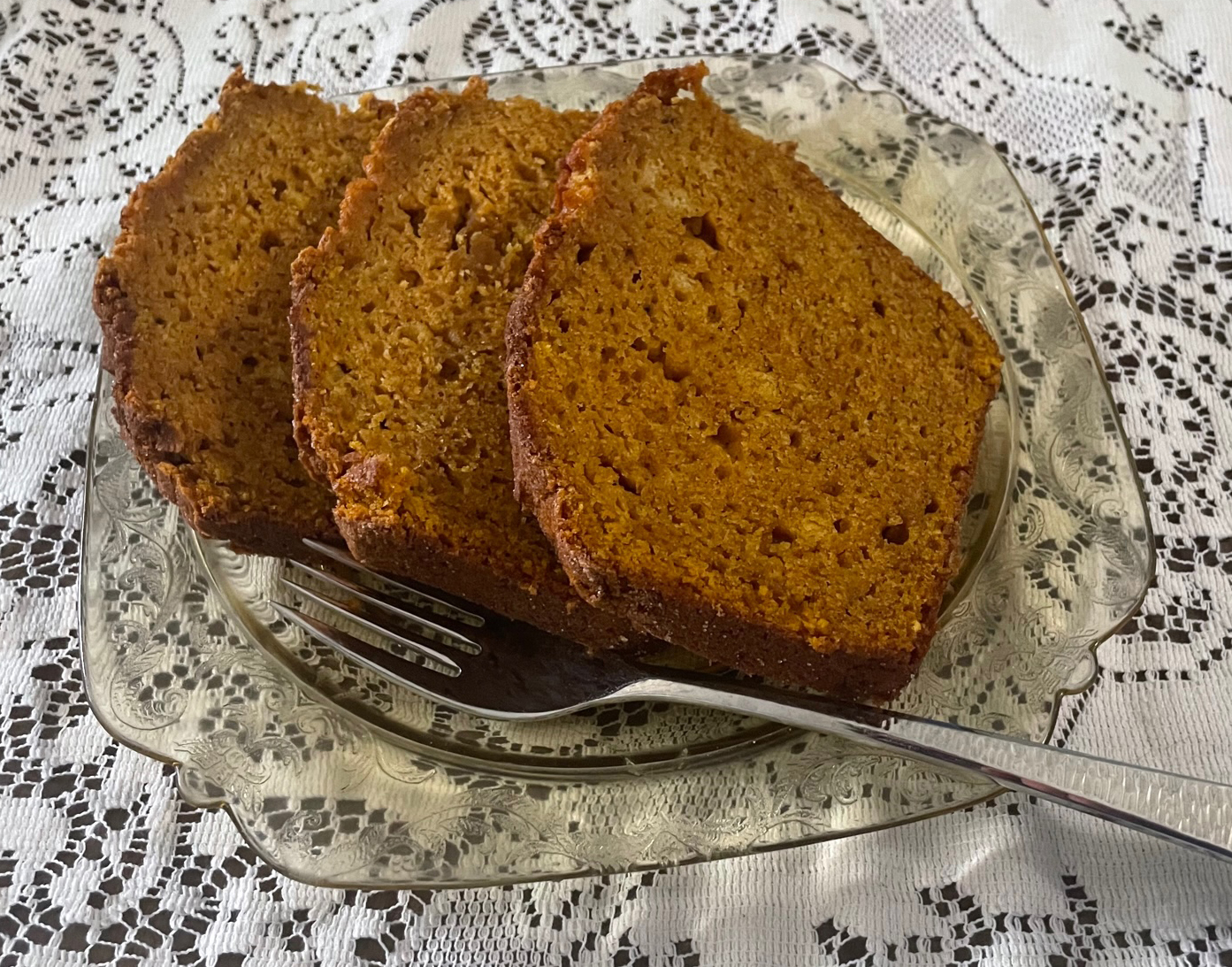Pumpkin bread: Good anytime