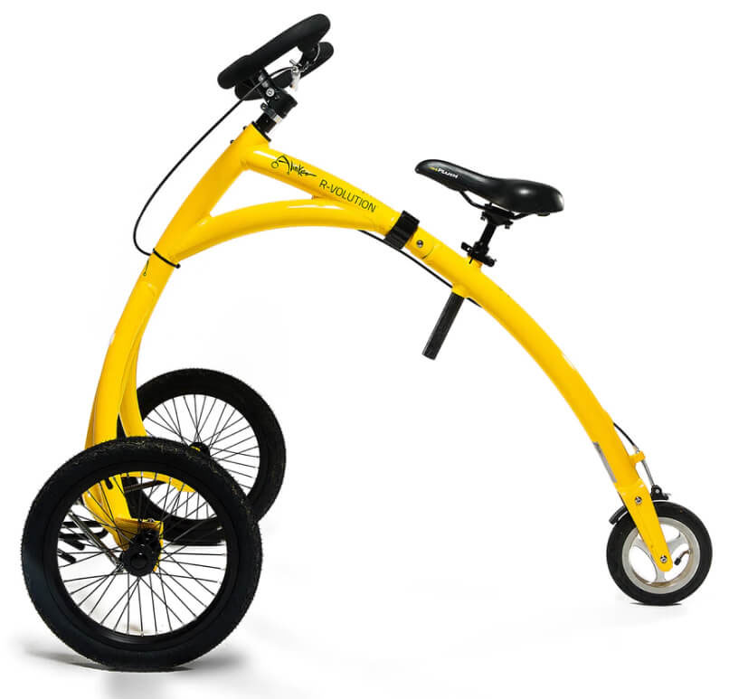 Bike without pedals lets you walk with wheels