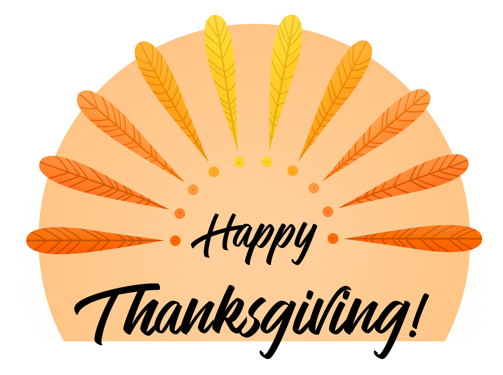 A Thanksgiving message you can use in your newsletter: Above the din, can we hear a thank you?