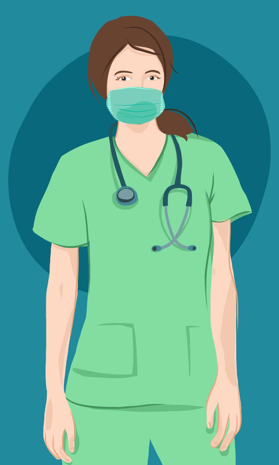 Hospital finds decline in Covid with mask