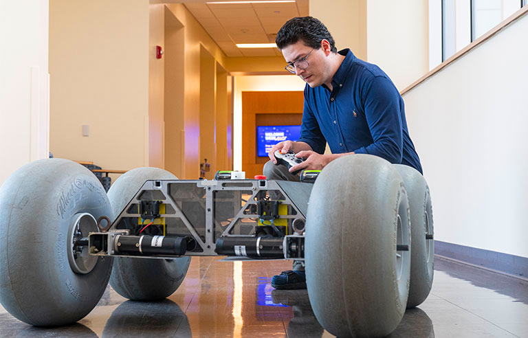 Cagri Kilic, postdoctoral research fellow in the WVU Statler College of Engineering and Mineral Reso