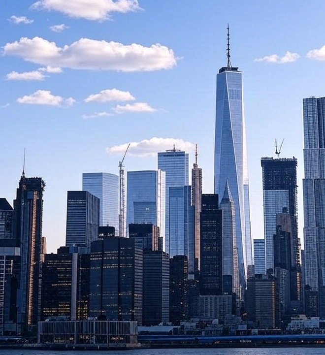 Manhattan skyline (AI)