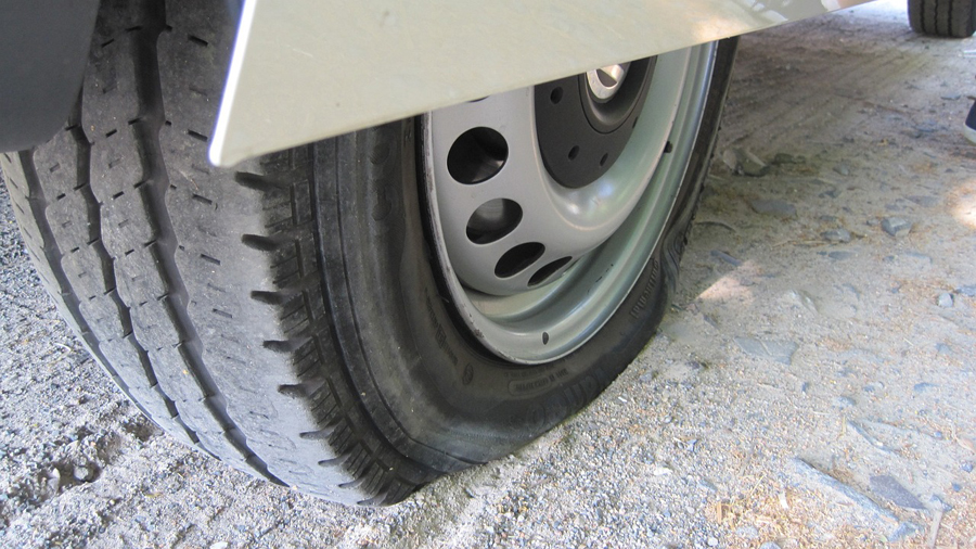Low tire pressure can be dangerous