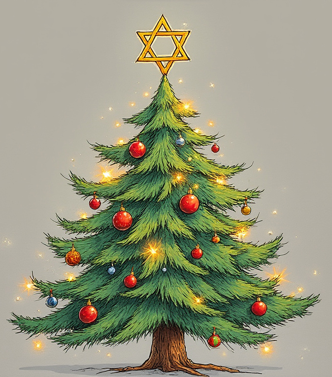 Rare event: Hanukkah and Christmas coincide