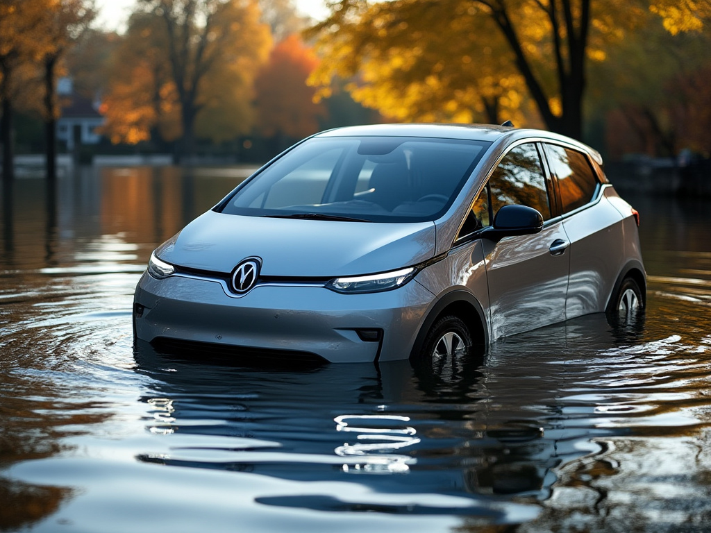 Be cautious with electric vehicles in wet and flooded conditions