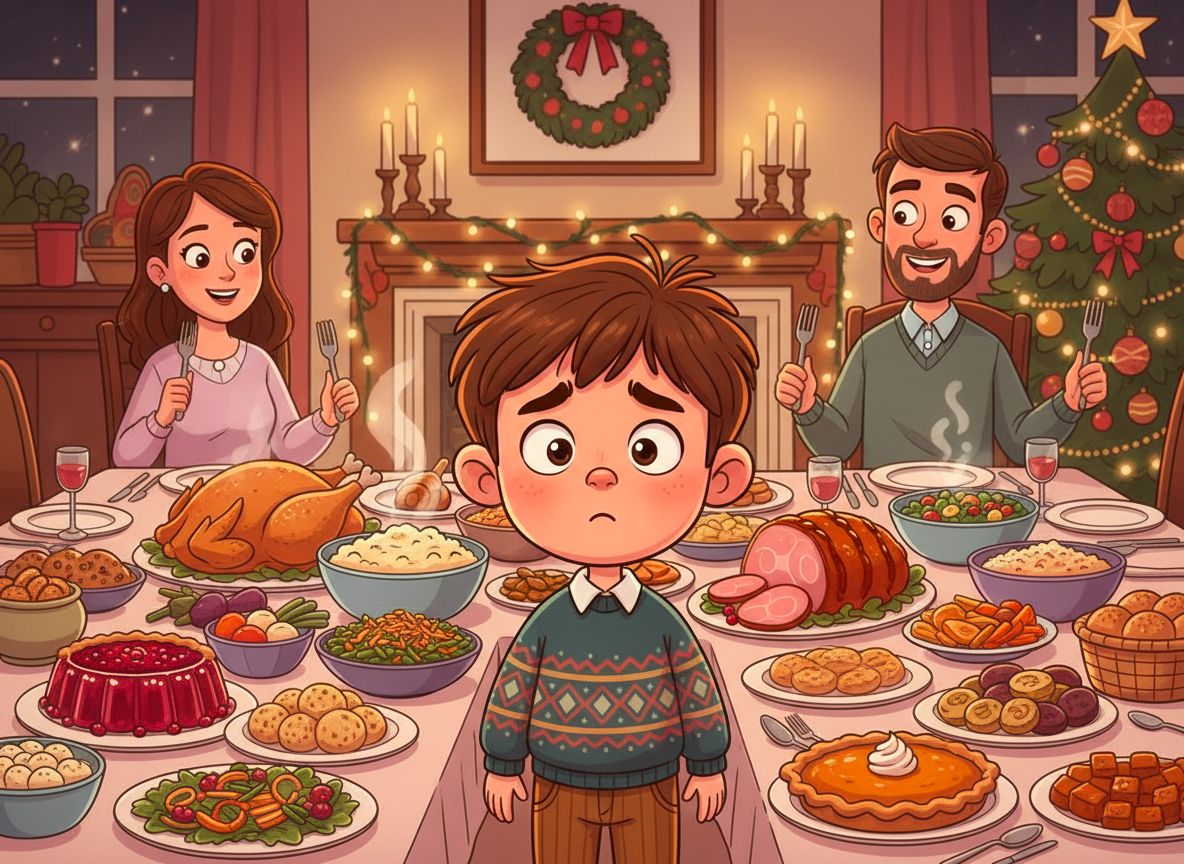 Christmas is ground zero for young picky eaters