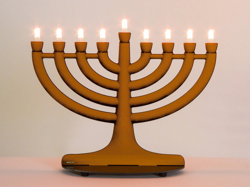 High-tech Menorah kits