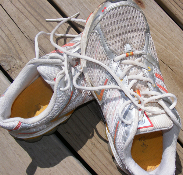 Clean up worn, but expensive sneakers