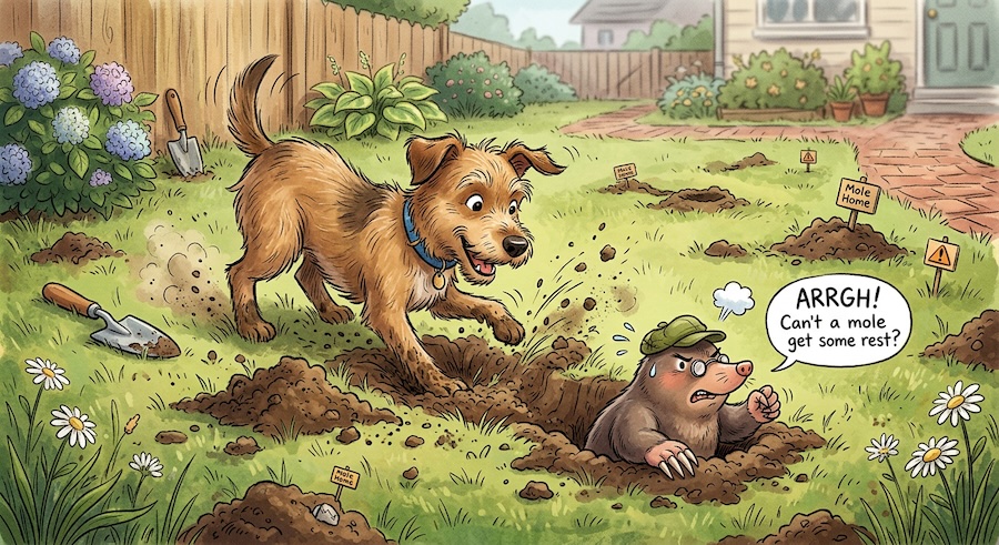 What actually works on moles