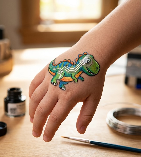 Face paint that can read your heartbeat