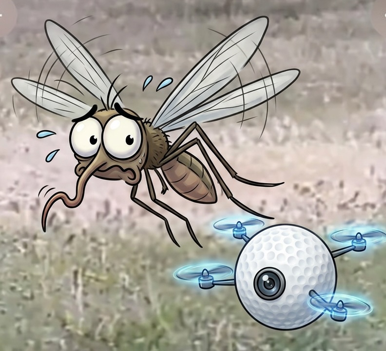 This drone hunts mosquitoes